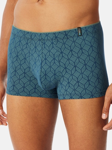 SCHIESSER Boxer shorts 'Long Life Soft' in Green: front