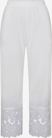 Pantalon de pyjama ' Klara ' Hanro en blanc : devant