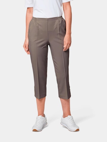 Goldner Regular Trousers in Beige: front