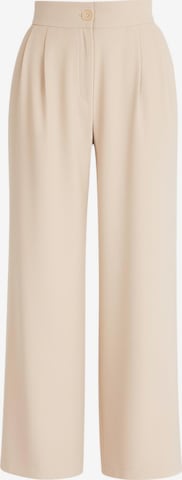 Pantalon à pince 'ALYA' fashionshowcase en beige : devant