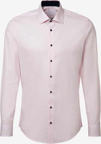 SEIDENSTICKER Slim fit Business Shirt in Pink: front