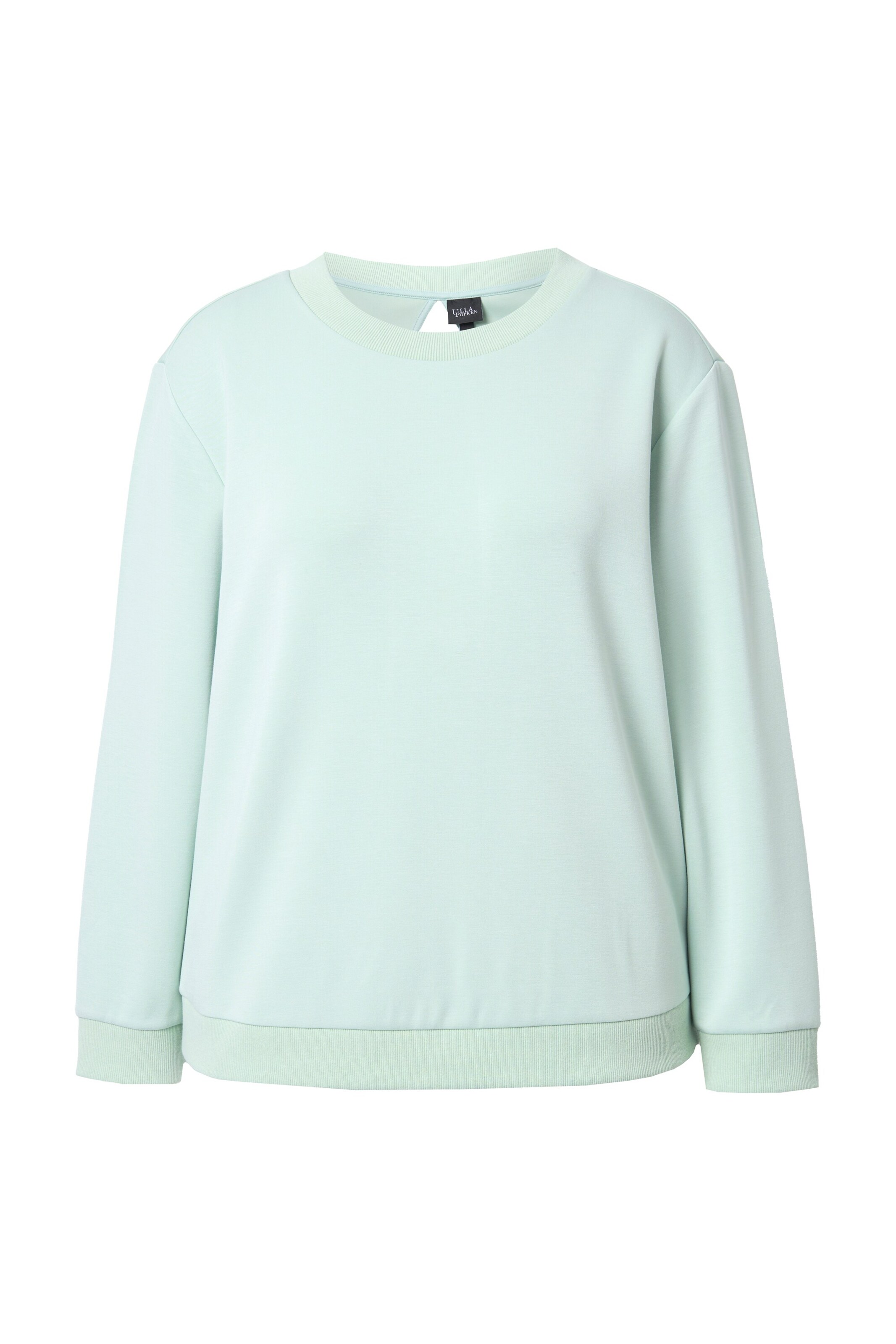 Ulla Popken Sweatshirt in Groen: voorkant