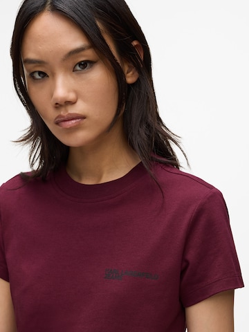 Maglietta di KARL LAGERFELD JEANS in rosso