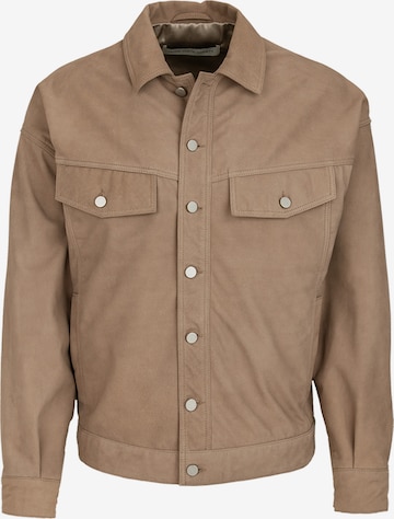 Young Poets Society Between-Season Jacket 'Lex' in Brown: front