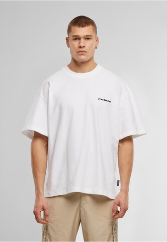 T-Shirt 'Plágia' Pequs en blanc