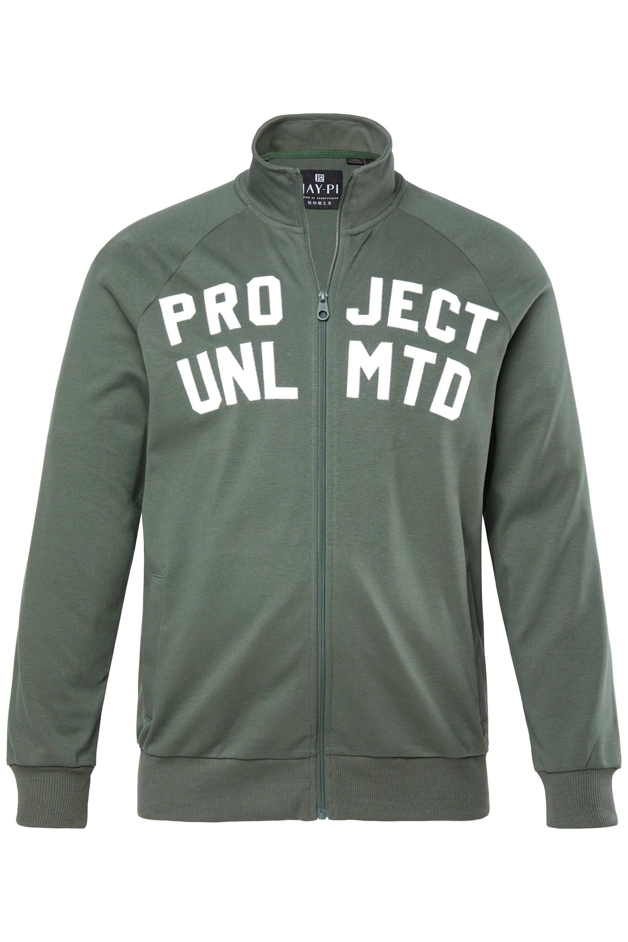 JAY-PI Sweat jacket in Green: front