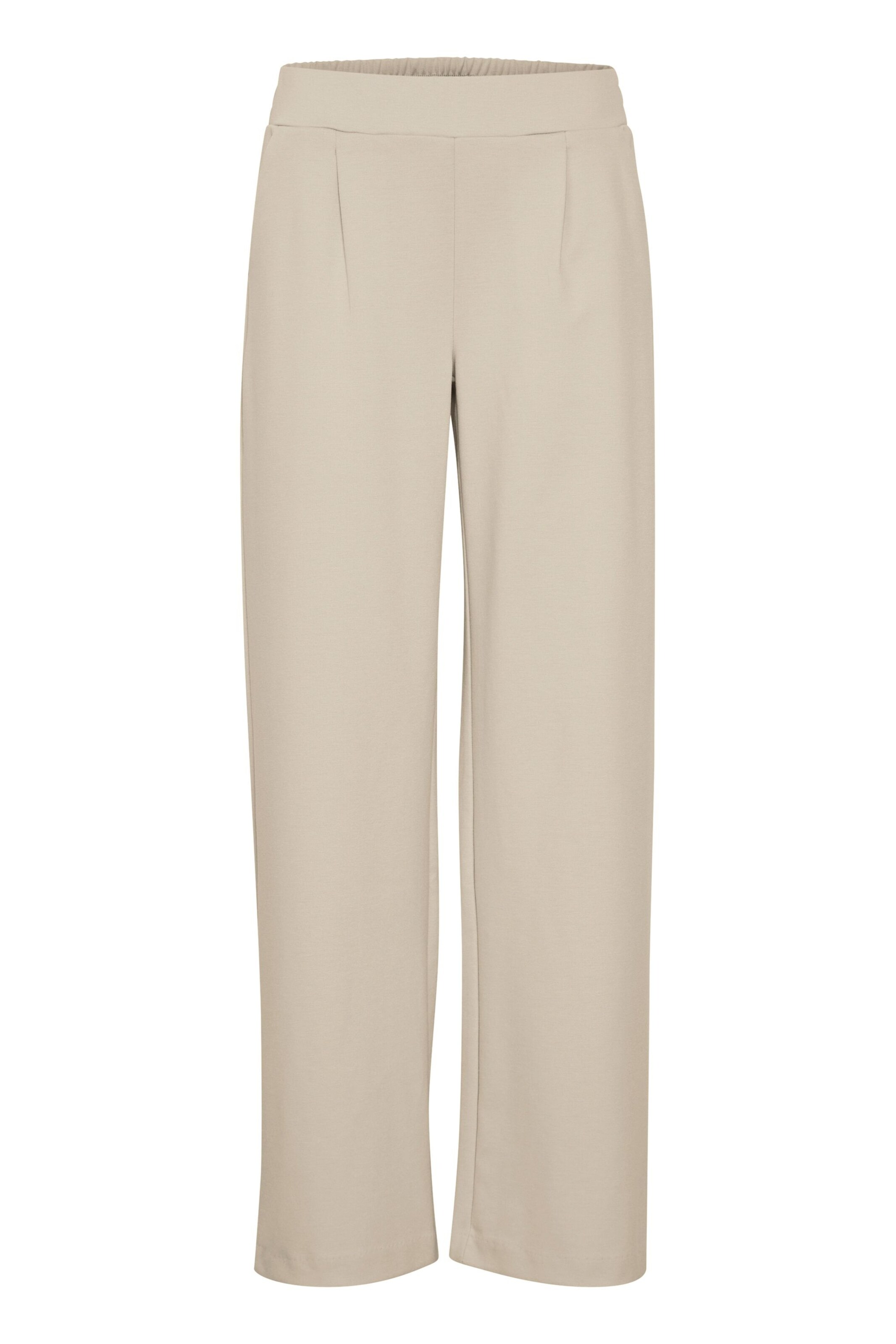 b.young Pleat-Front Pants 'Rizetta' in Beige: front
