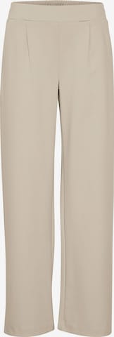 b.young Bandplooibroek 'Rizetta' in Beige: voorkant
