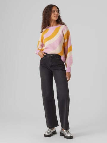 VERO MODA Pullover 'VMLena' in Pink