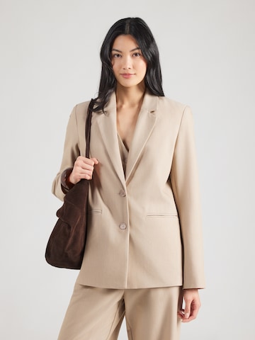 PIECES Blazer 'PCBOSELLA' | bež barva: sprednja stran