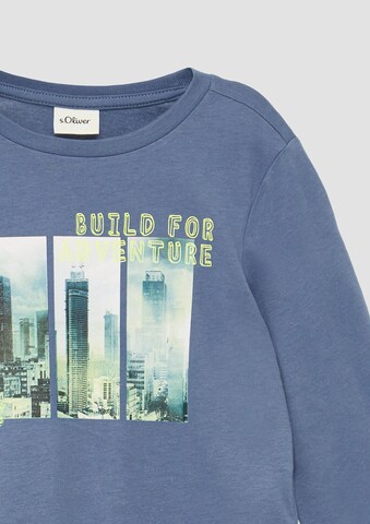 T-Shirt s.Oliver en bleu