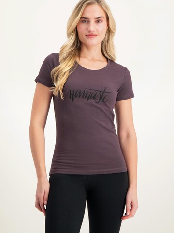 Urban Goddess Yoga & Activewear Funktionsshirt 'Namaste Core' in Lila
