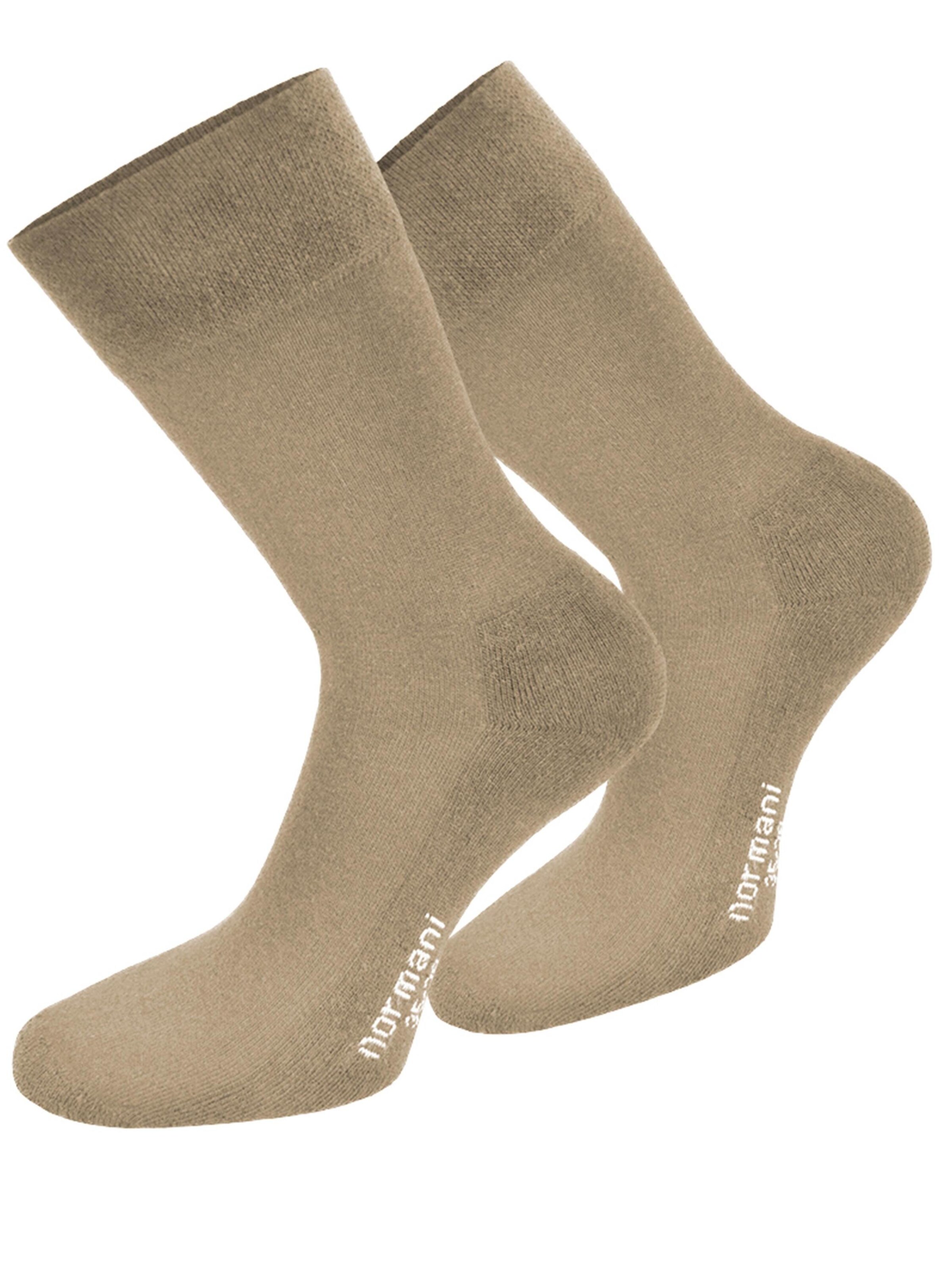 Chaussettes normani en marron