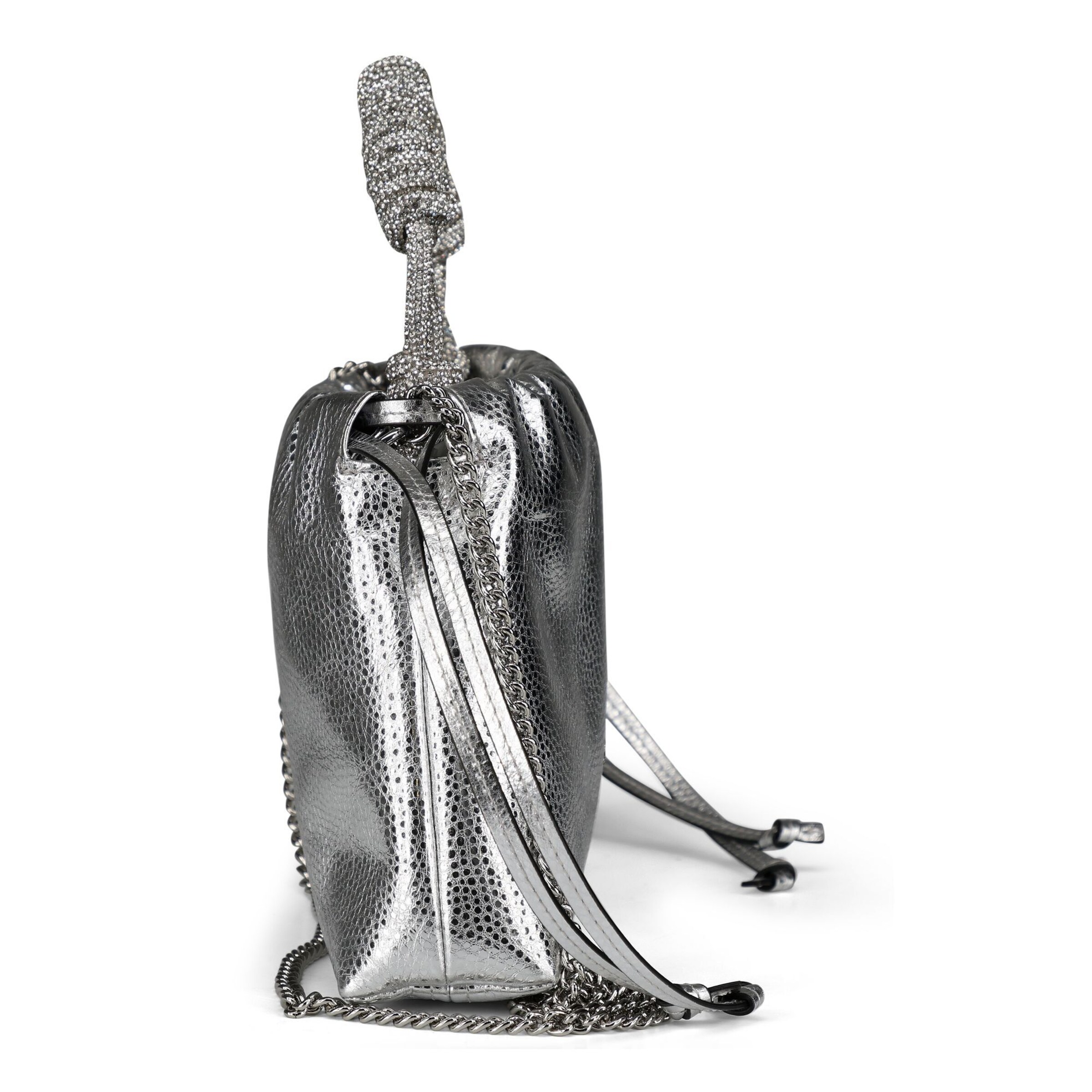 Borsa a mano di PINKO in argento