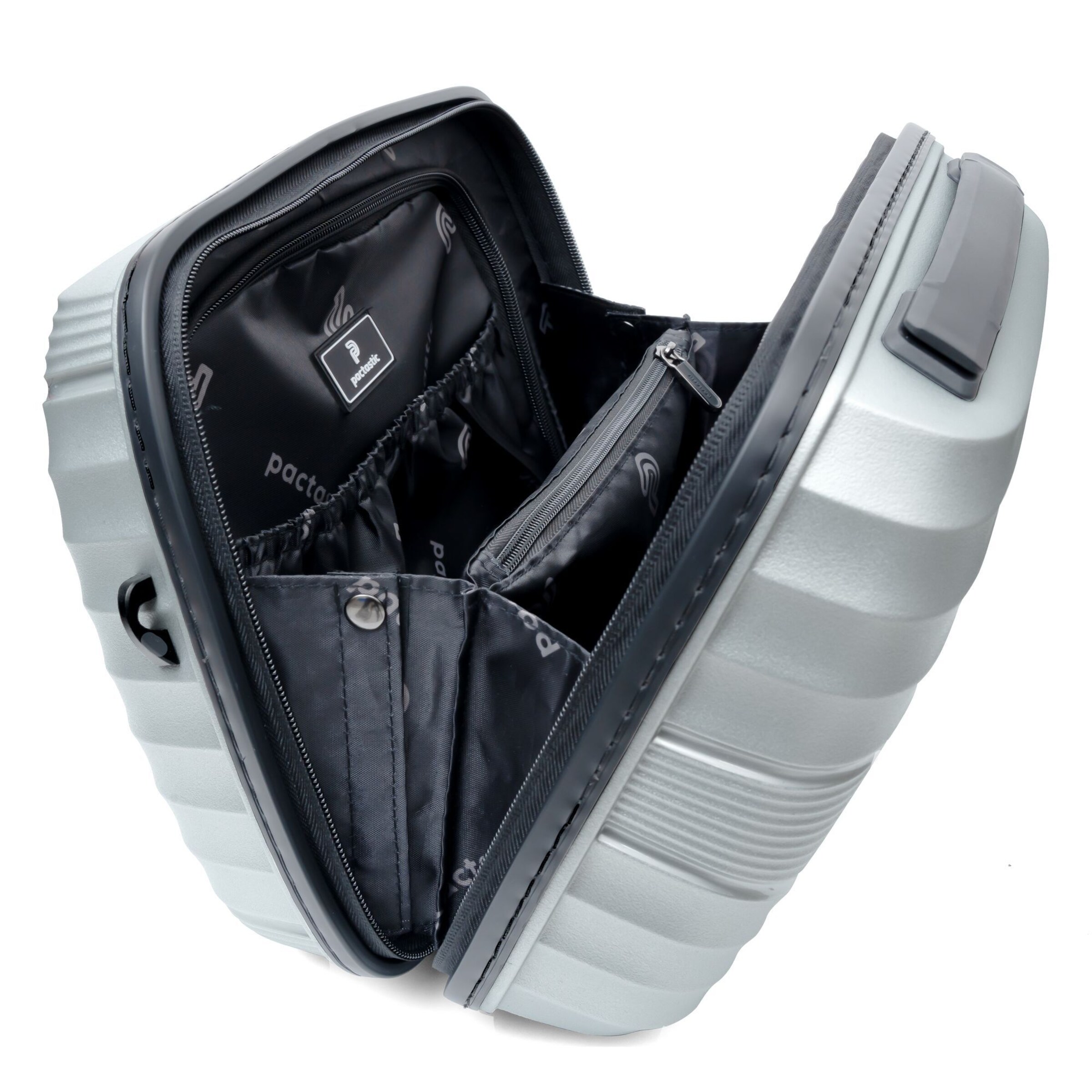 Pactastic Kosmetiktasche 'Collection 02' in Silber