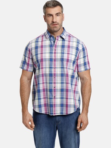 Charles Colby Comfort fit Button Up Shirt ' Duke Sully ' in Mixed colors: front