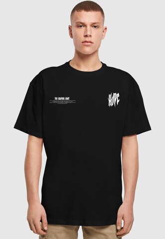 Merchcode Shirt 'Hope Wings' in Zwart: voorkant