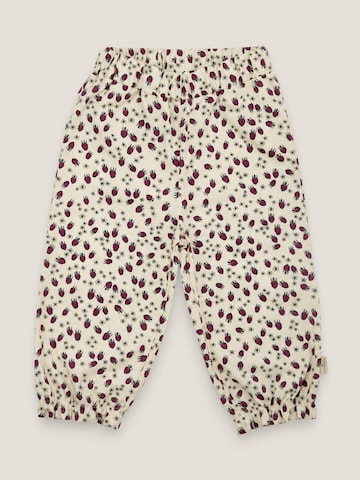 Pantalon 'Ellen ∼ Petit raspberries' LouieLouie en beige : devant