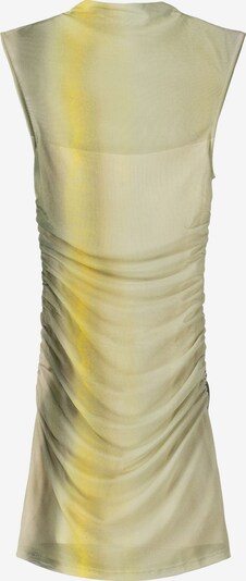Bershka Kleid in gelb / khaki / oliv, Produktansicht