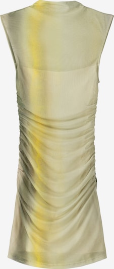 Bershka Robe en jaune / kaki / olive, Vue avec produit