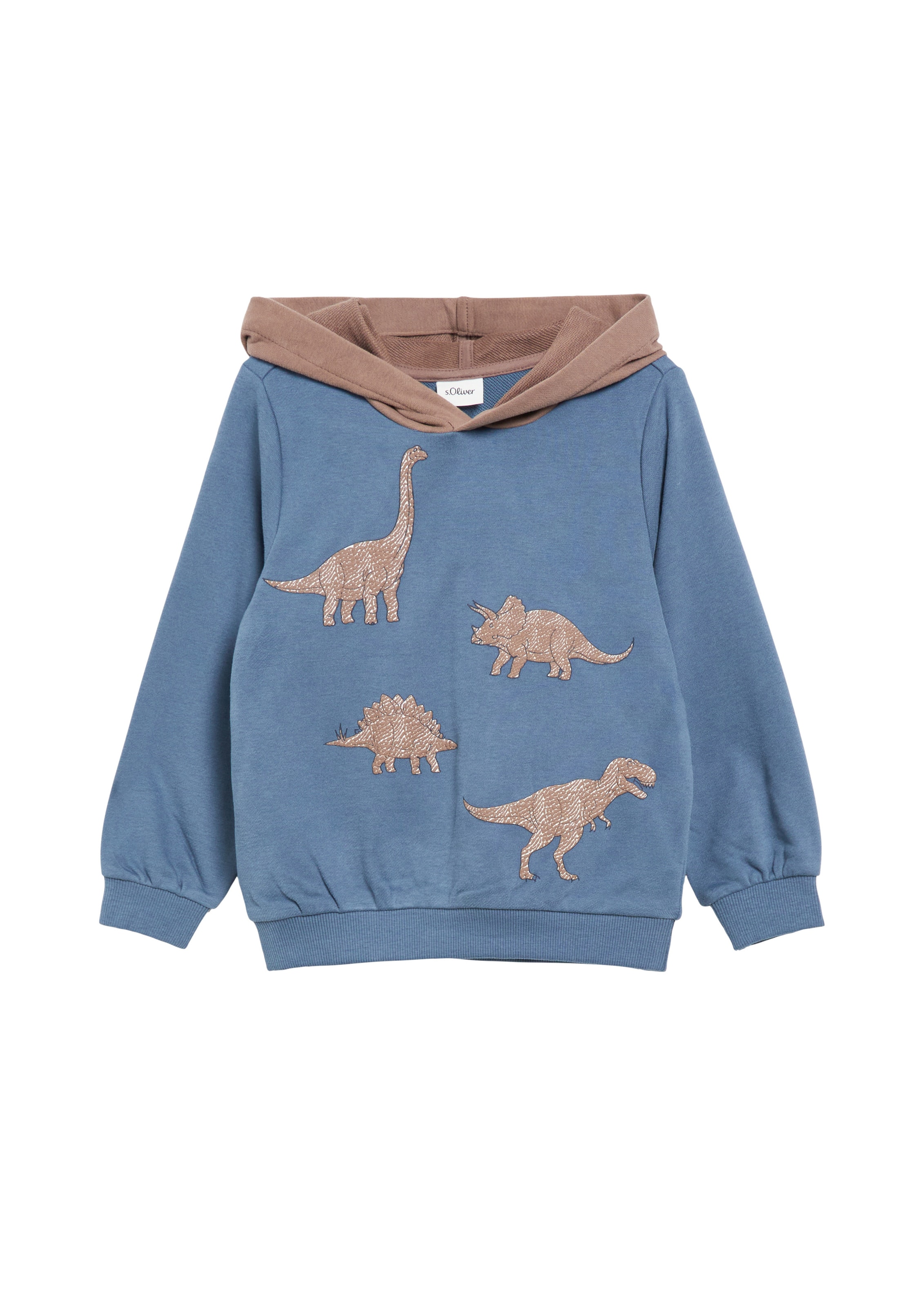 s.Oliver Sweatshirt in Blauw: voorkant