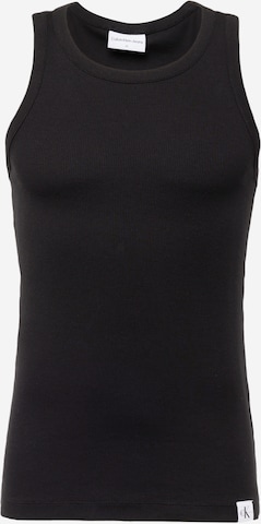 Tricou de la Calvin Klein Jeans pe negru: față