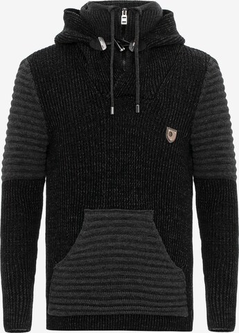 CIPO & BAXX Sweater in Black: front