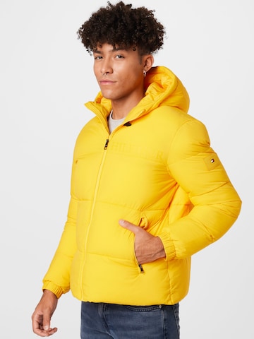 TOMMY HILFIGER Winter Jacket in Yellow: front