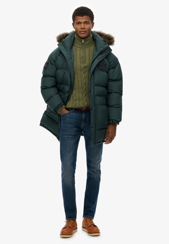 Superdry & Co Winter Coat 'Everest' in Green