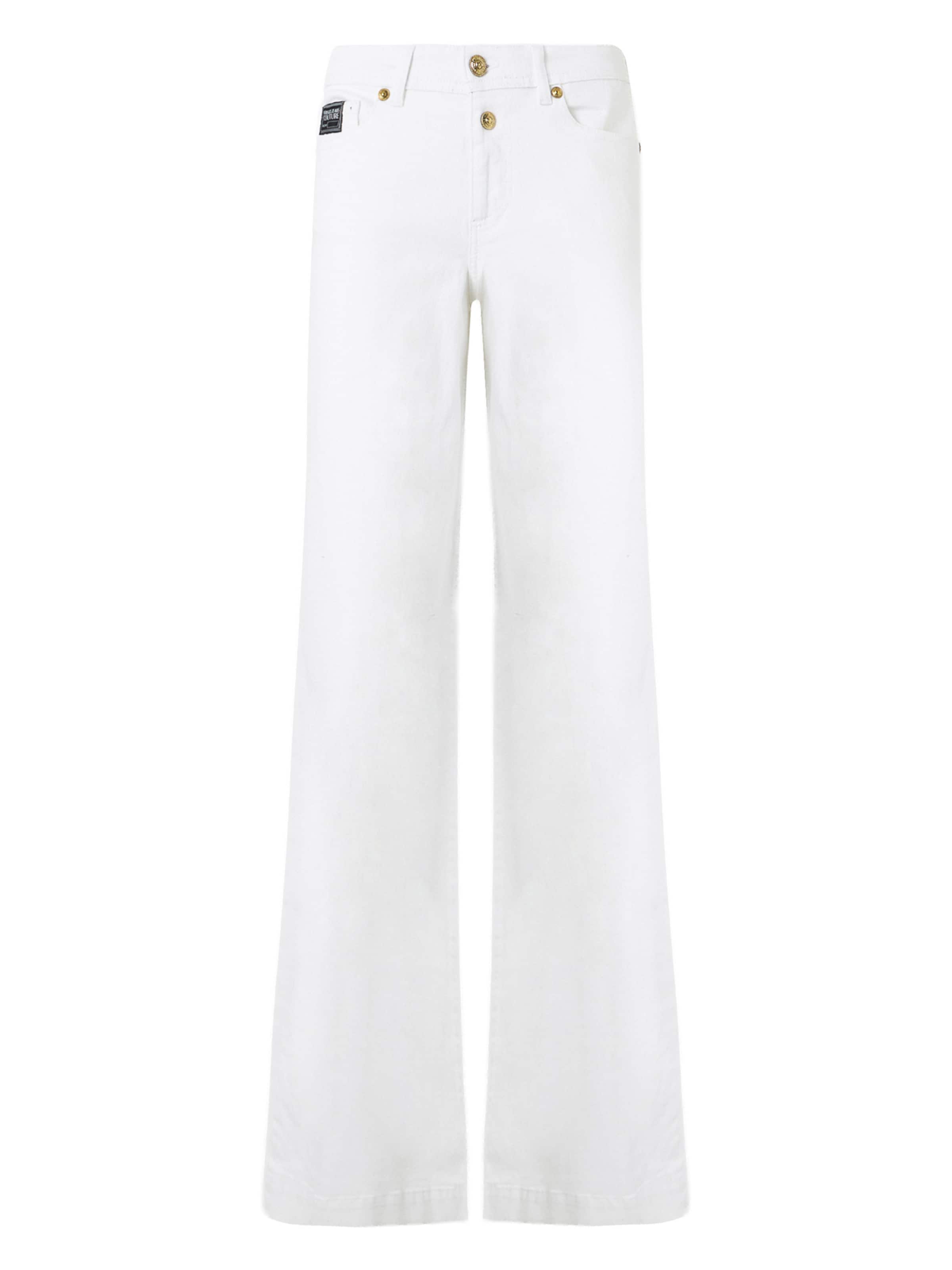 Versace Jeans Couture Bő szár Farmer - fehér: elől