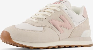 new balance Низкие кроссовки '574' в Бежевый: спереди