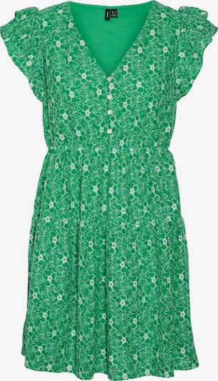 VERO MODA Φόρεμα 'SONEY' σε πράσινο / λευκό, Άποψη προϊόντος