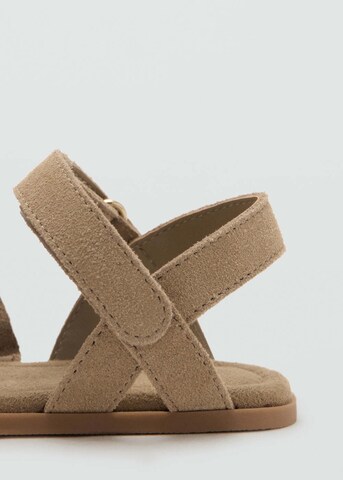 MANGO KIDS Sandals 'Floursb' in Beige