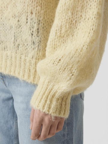 Pull-over oversize 'Milana Mohair' americandreams en jaune