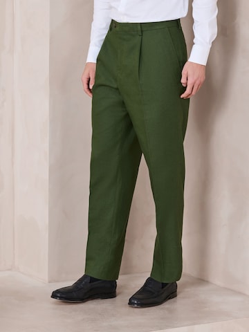 Next Loose fit Trousers with creases in Green: front