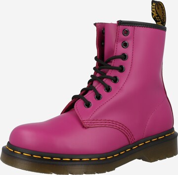 Dr. Martens Veterboots '1460' in Roze: voorkant