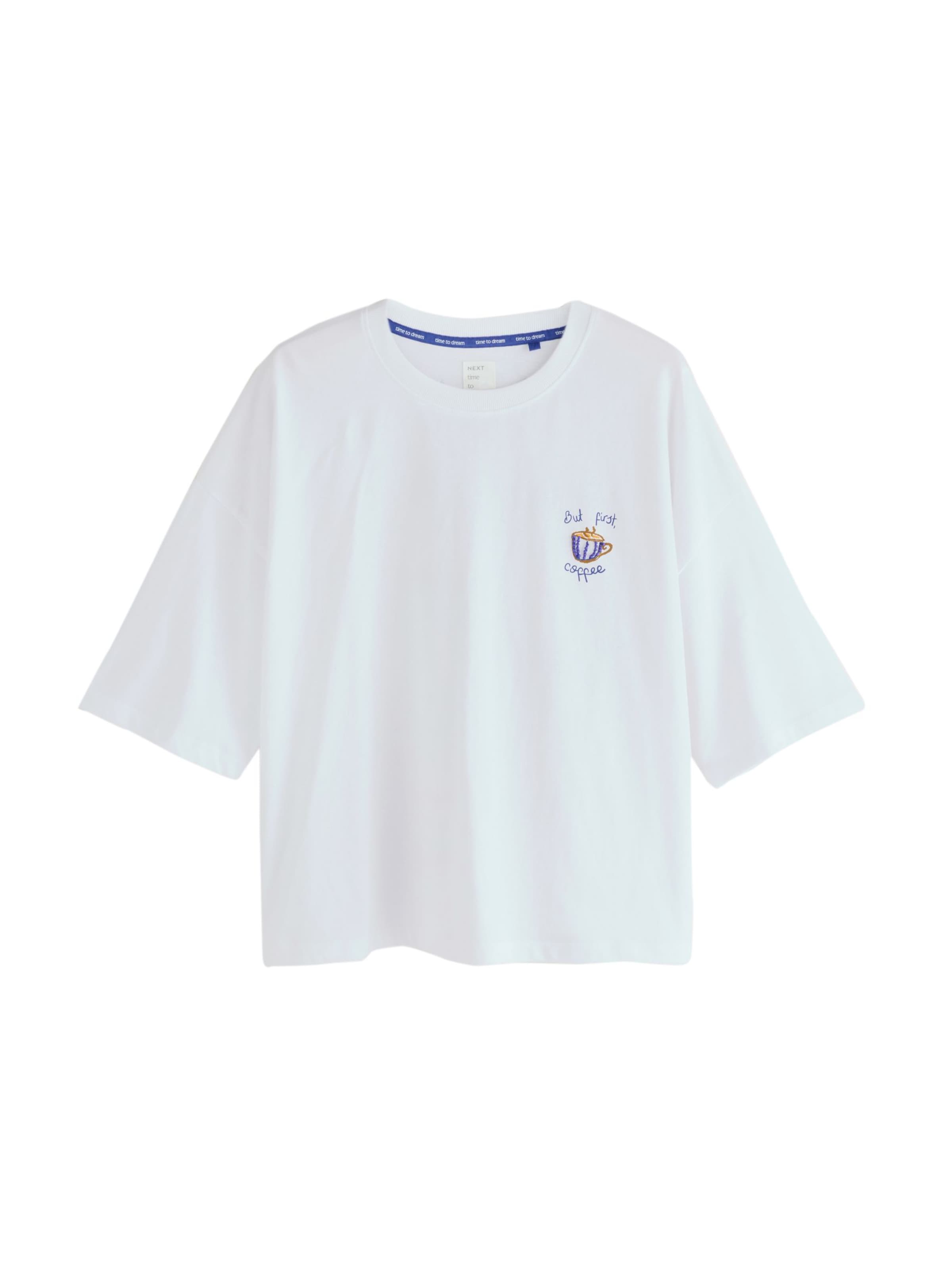 Next Kort pyjamas i beige