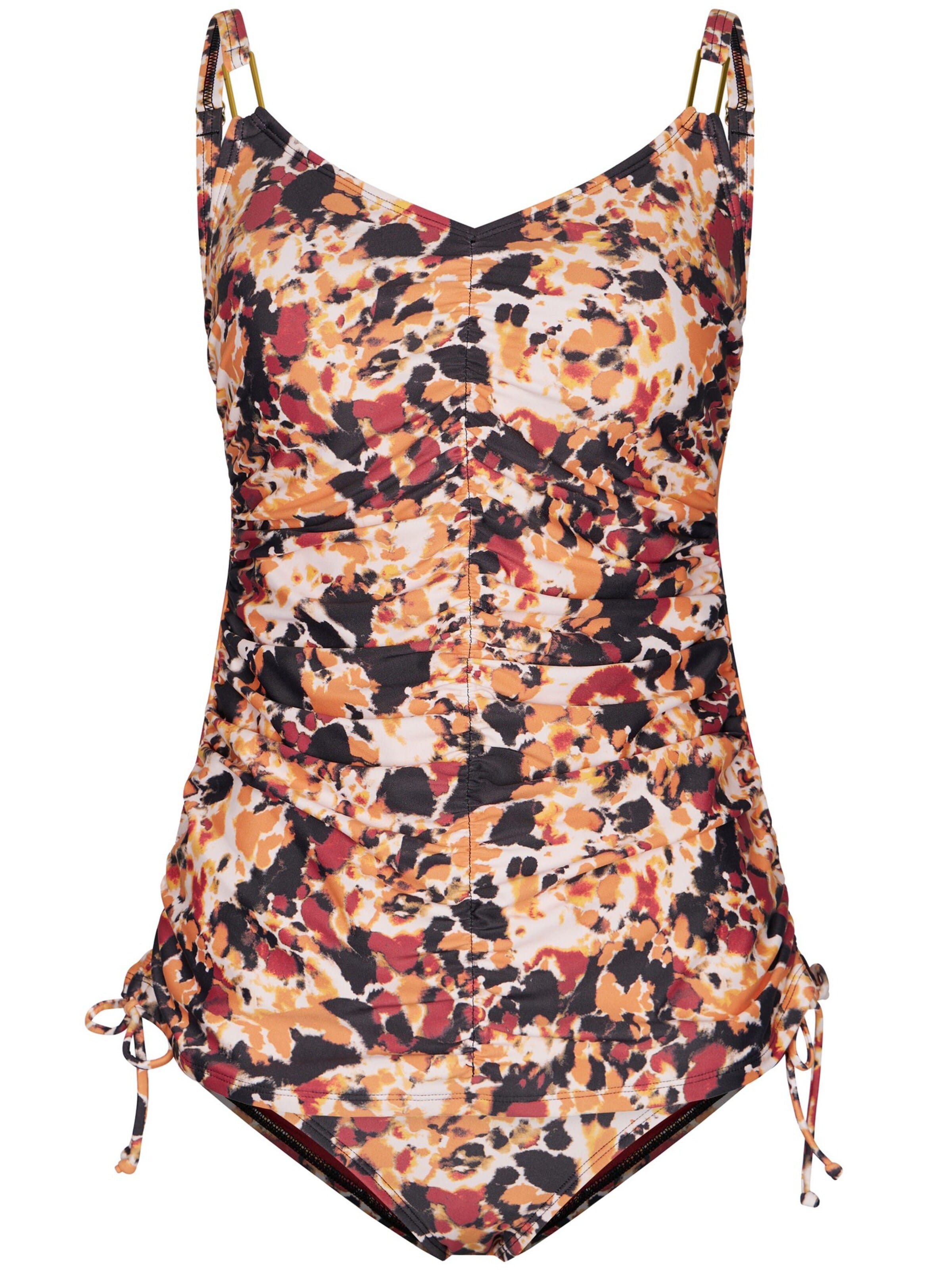 Pastunette Klassiek Tankini 'V-neck tankini top' in Gemengde kleuren: voorkant