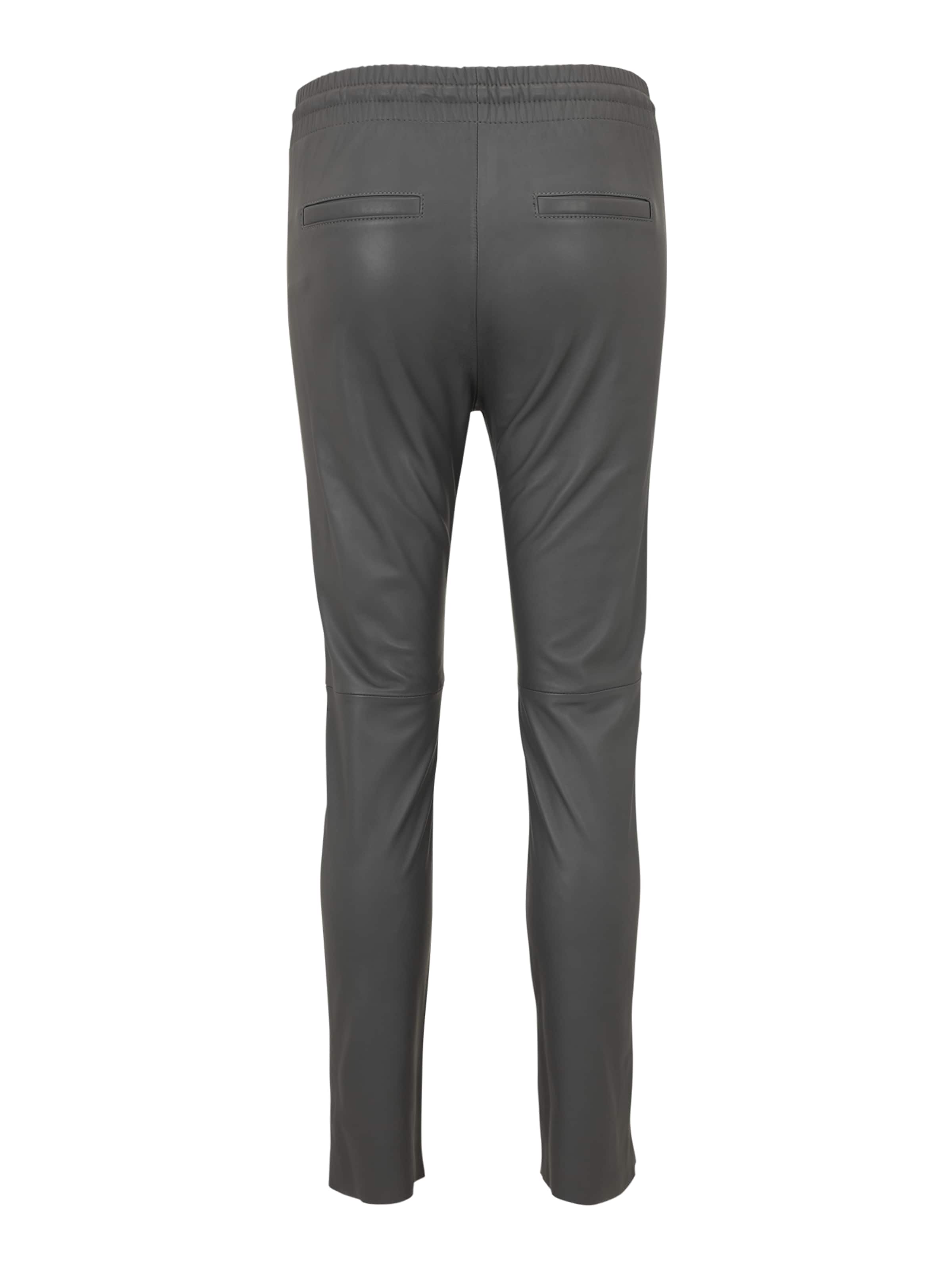 OAKWOOD Slimfit Kalhoty 'GIFT' – šedá