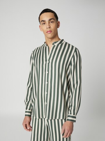 Regular fit Camicia 'Sammy' di Guido Maria Kretschmer Men in verde: frontale