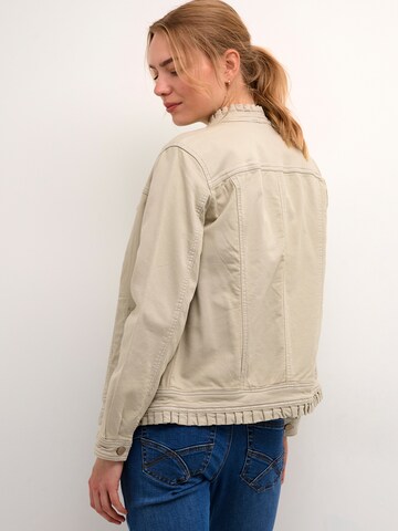 Cream Between-season jacket 'Nuka' in Grey