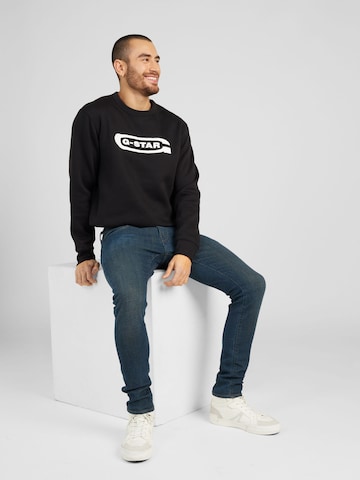 G-Star RAW Sweatshirt 'Old school' in Black