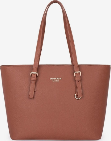 Princely London Shopper 'Beverly' in Braun: Vorderseite