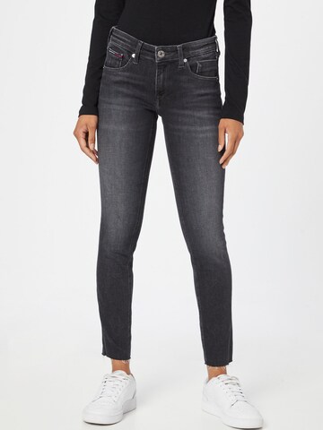 TOMMY HILFIGER Slimfit Jeans 'Scarlett' in Zwart: voorkant