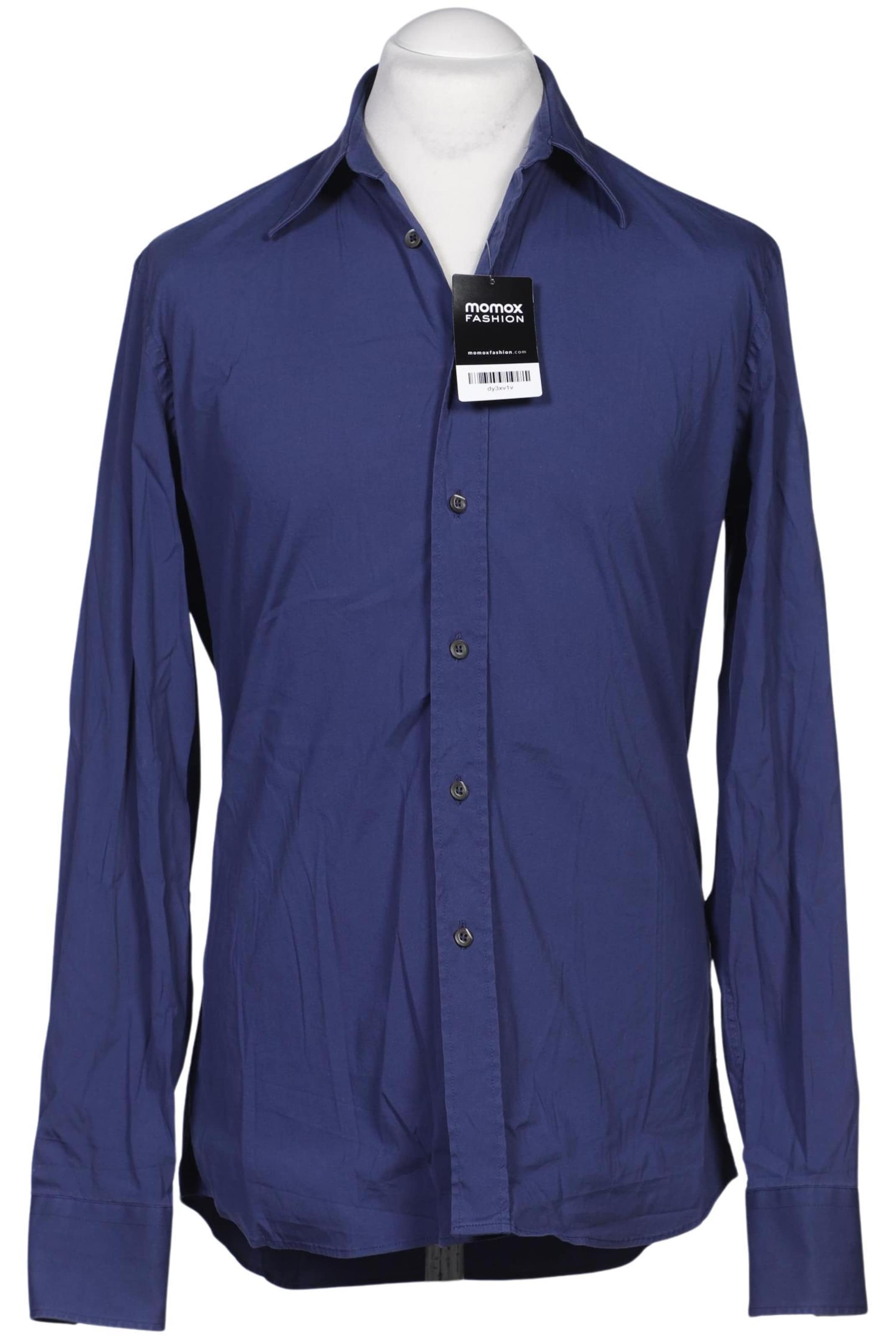 PRADA Hemd in M in marine, Produktansicht