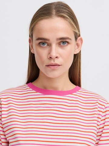 ICHI Shirt ' IHMIR LOOSE LS3 ' in Pink
