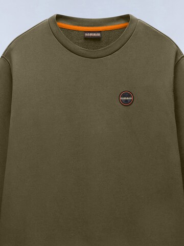 NAPAPIJRI - Sudadera 'B-Badge' en verde