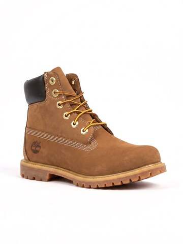 TIMBERLAND Buty sznurowane 'Premium 6' w kolorze brązowy