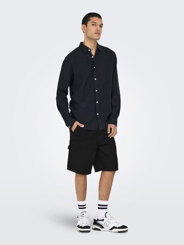 Loosefit Pantalon 'ONSEdge' Only & Sons en noir