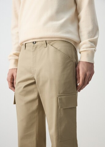 MANGO MAN Regular Cargo Pants in Beige
